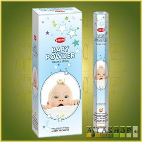 HEM Baby Powder/HEM Babapúder illatú indiai füstölő 