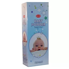 HEM Baby Powder/HEM Babapúder illatú indiai füstölő 