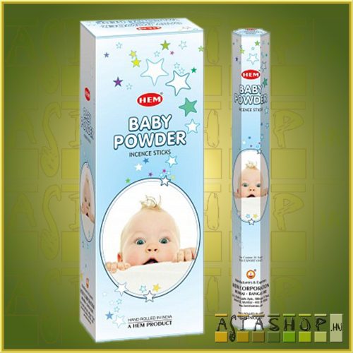 HEM Baby Powder/HEM Babapúder illatú indiai füstölő 