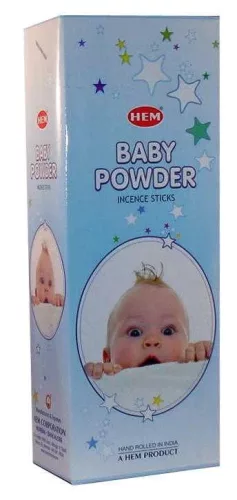 HEM Baby Powder/HEM Babapúder illatú indiai füstölő 