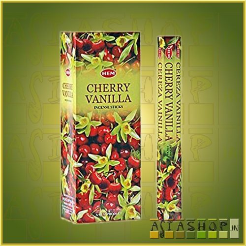 HEM Cherry Vanilla/HEM Cseresznye Vanília illatú indiai füstölő