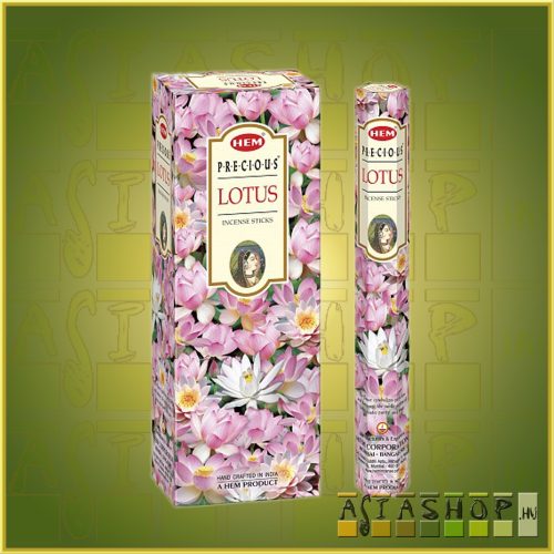 HEM Precious Lotus/HEM Lótusz illatú indiai füstölő