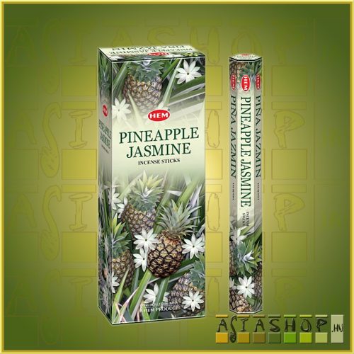 HEM Pineapple Jasmine/HEM Ananász Jázmin illatú indiai füstölő 