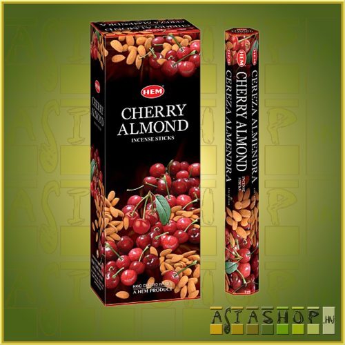 HEM Cherry Almond/HEM Cseresznye Mandula illatú indiai füstölő