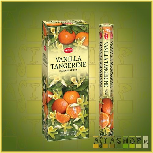 HEM Vanilla Tangerine/HEM Vanília Mandarin illatú indiai füstölő