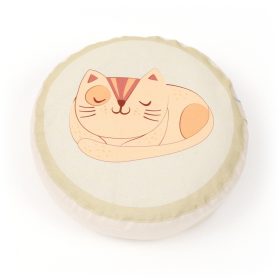   Nagy méretű Meditációs párna - Megpihenés"Macska" 