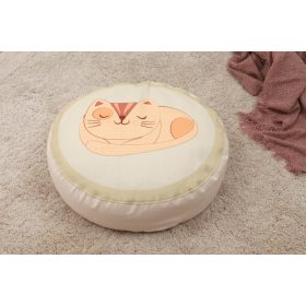   Nagy méretű Meditációs párna - Megpihenés"Macska" 