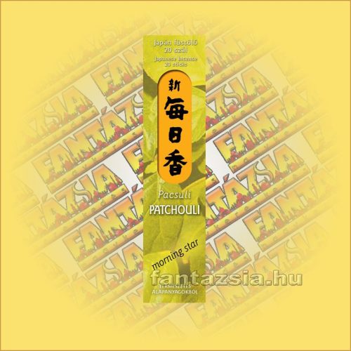 Pacsuli (Patchouli) illatú Japán füstölő/Nippon Kodo-Morning Star Japán füstölő